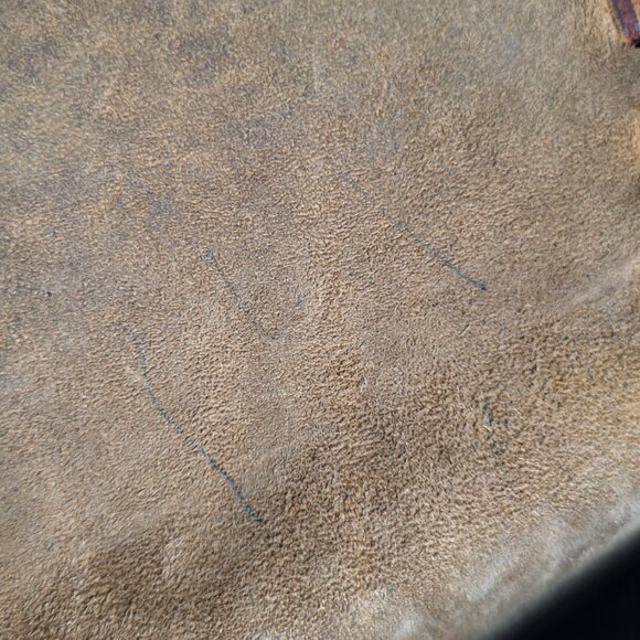 Vintage Hand-Tooled Leather Crossbody Bag + Owl Coin Purse • Boho • Artisan - Picture 9 of 14